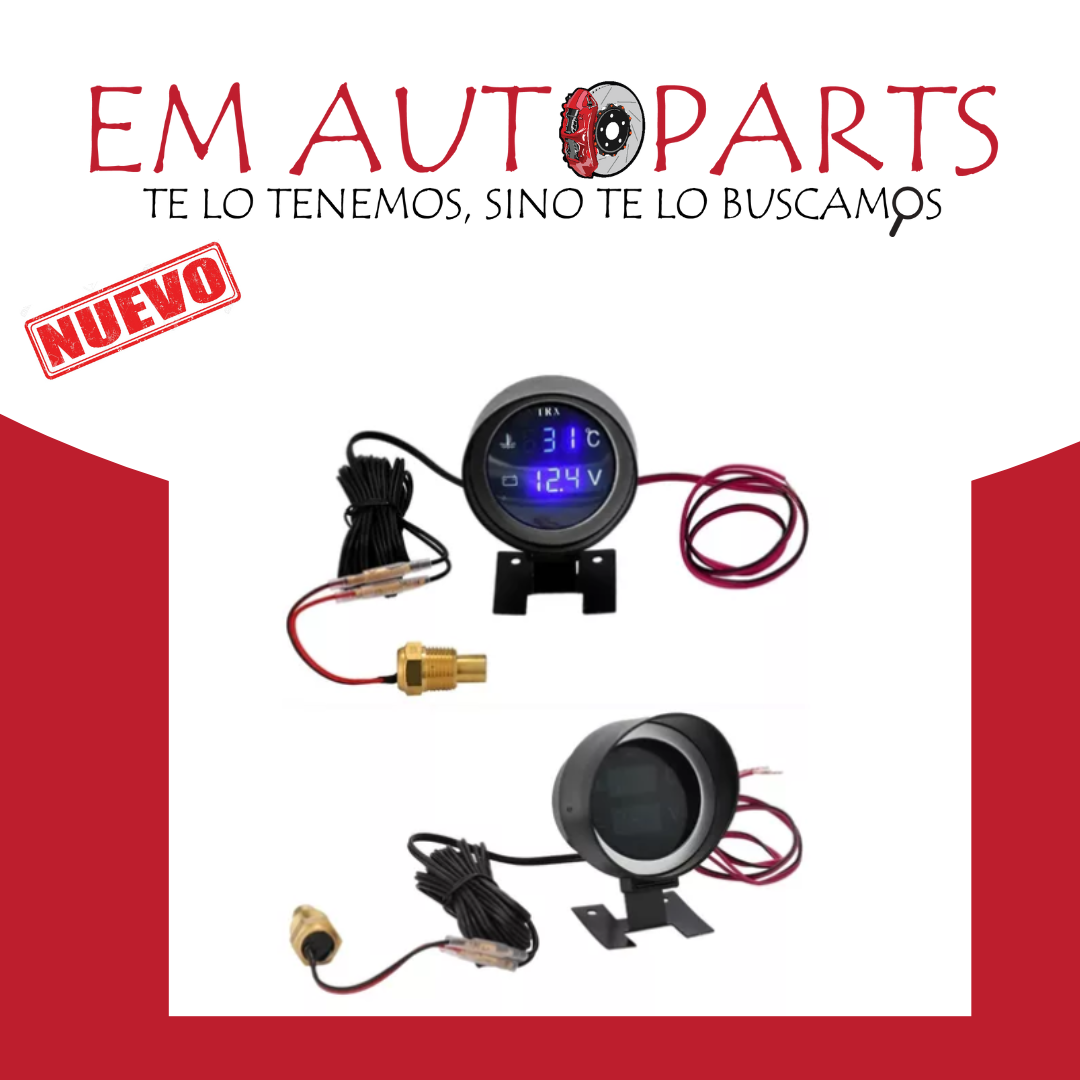 Reloj Voltimetro Temperatura Digital Led