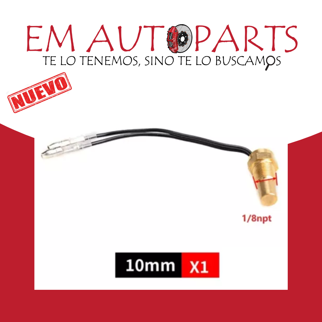 Sensor De Temperatura Npt 18 Rosca 10mm Para Reloj Digital