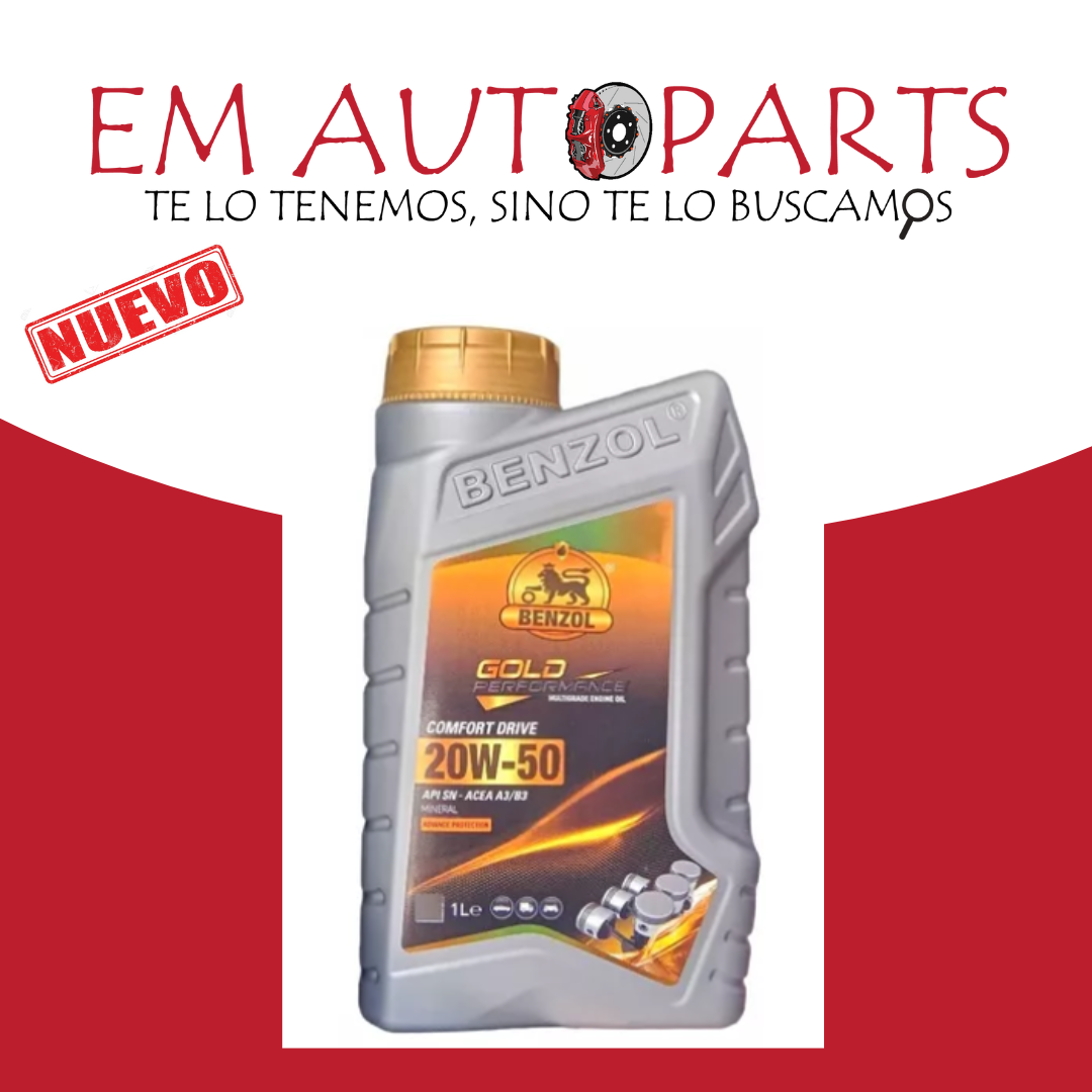 Aceite Mineral 20W 50 Benzol